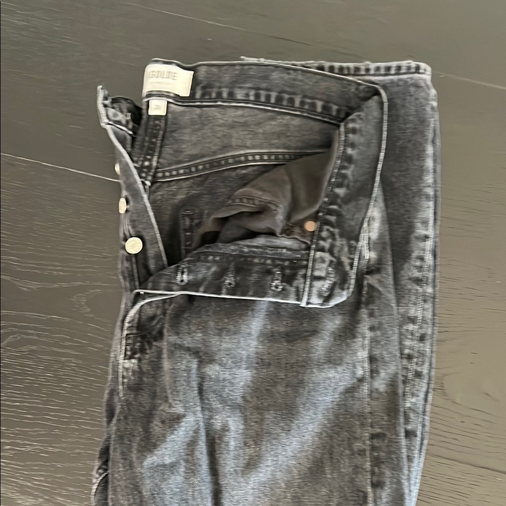 Agolde Black Boyfriend Jeans